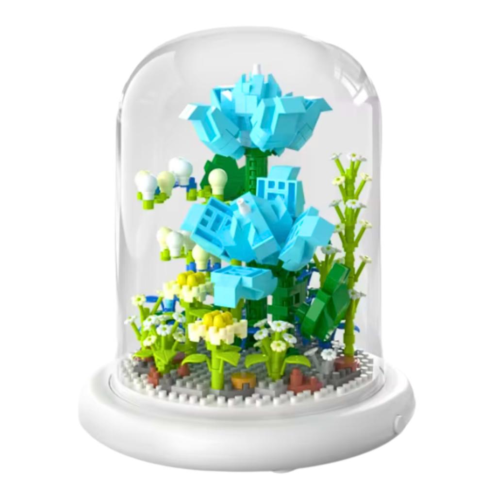 Flower Bouquet Construction Blocks Flower In A Dome Set 570 Pcs.