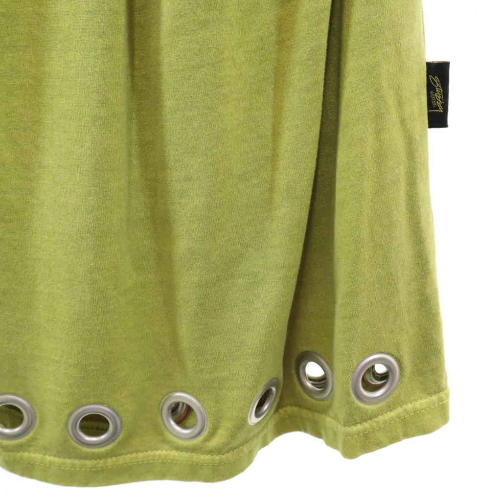 Stussy No Sleeve V Neck One Piece S Green System Women Used