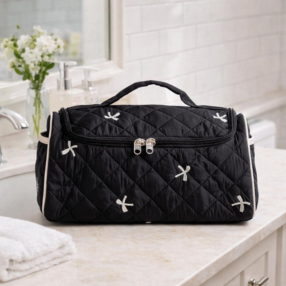 Shockproof Travel Cosmetic Bag Portable Women Toilet  Wash Bag  Hair Care Accessories