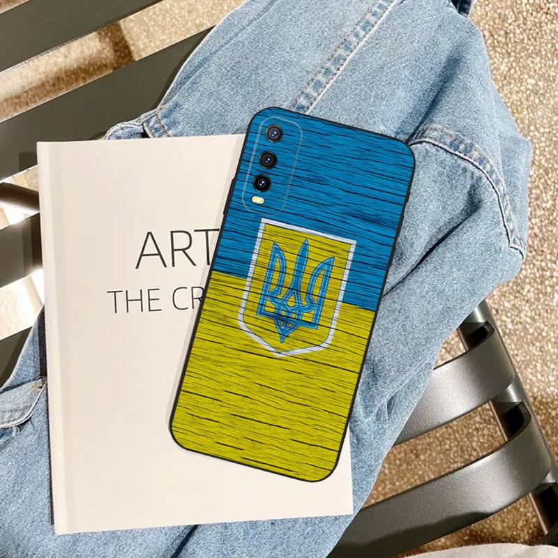 

Чохол для телефону з прапором України для VIVO Y95 Y93 Y20 V19 V17 V15 Pro X60 NEX Soft Black Silicone Fundas Cover VIVO S1