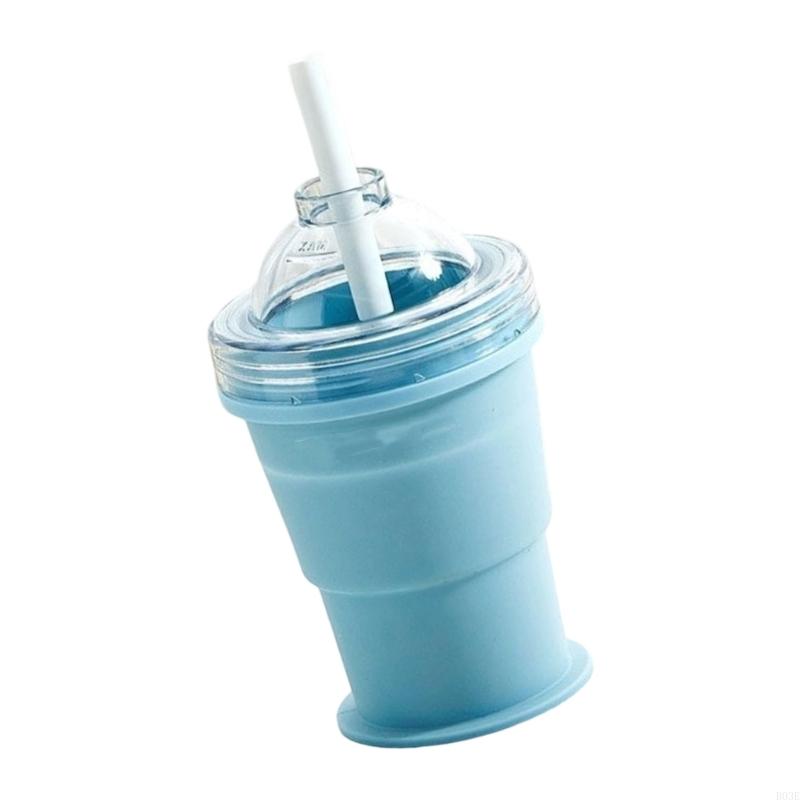 Silicone Ice Cubes Tray That Transforms Into A Folding Cup B03E