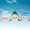 Adorable Plush Hanging Ornament For Girls' Bags Bear In Whale Outfit