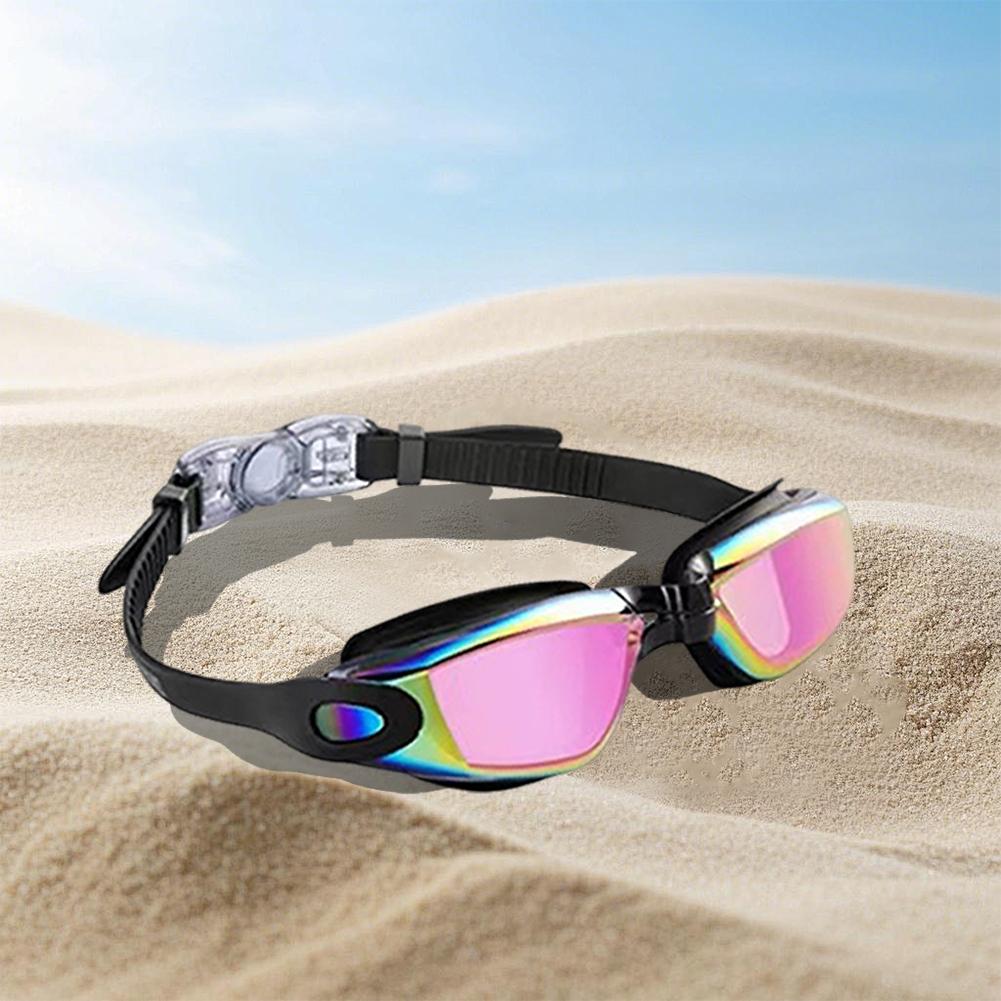 Adults Swim Goggles Anti Fog Swimming Goggles Adjustable HD Swim Glasses UV Protection Swimming Goggles for Swimmers