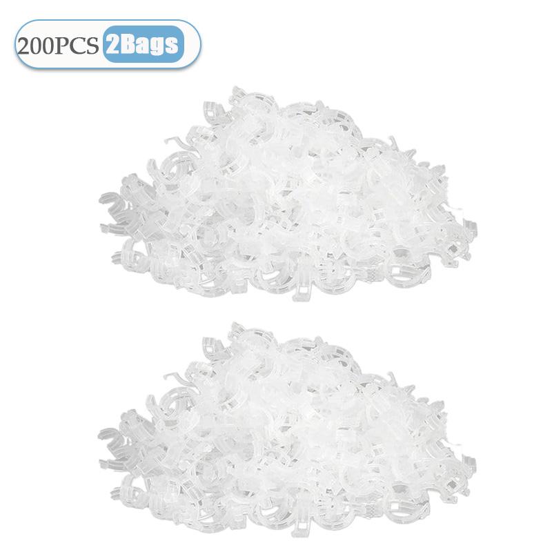 100-800PCS Plastic Plant Clips Support Connects Reusable Protection Grafting Fixing Tool Gardening Supplies for Vegetable Tomato