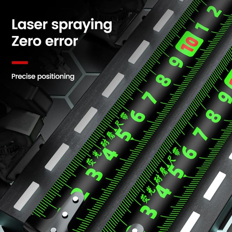 5/7.5/10M Metric Measuring Tape Self Locking Fluorescent Steel Tape Measure High Precision Wear-resistant Ruler Measuring Tools