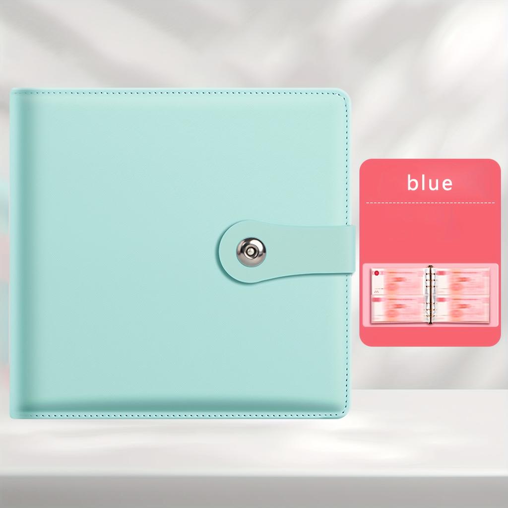 Sparebok med stor kapasitet, kan romme 200 sedler, budsjett-samlepose, sparepenger-utfordring, sparepenger-samlepose