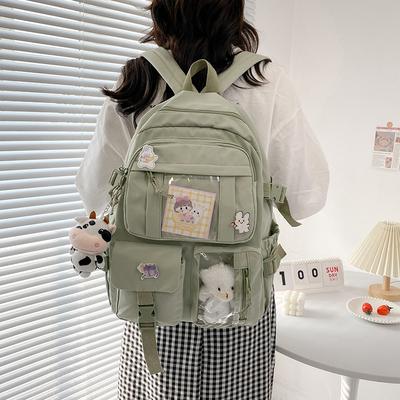 Cute Cartoon Girl Backpack, Girls' High-end Schoolbag, Instagram High Appearance Level Backpack, Lightweight Student Schoolbag