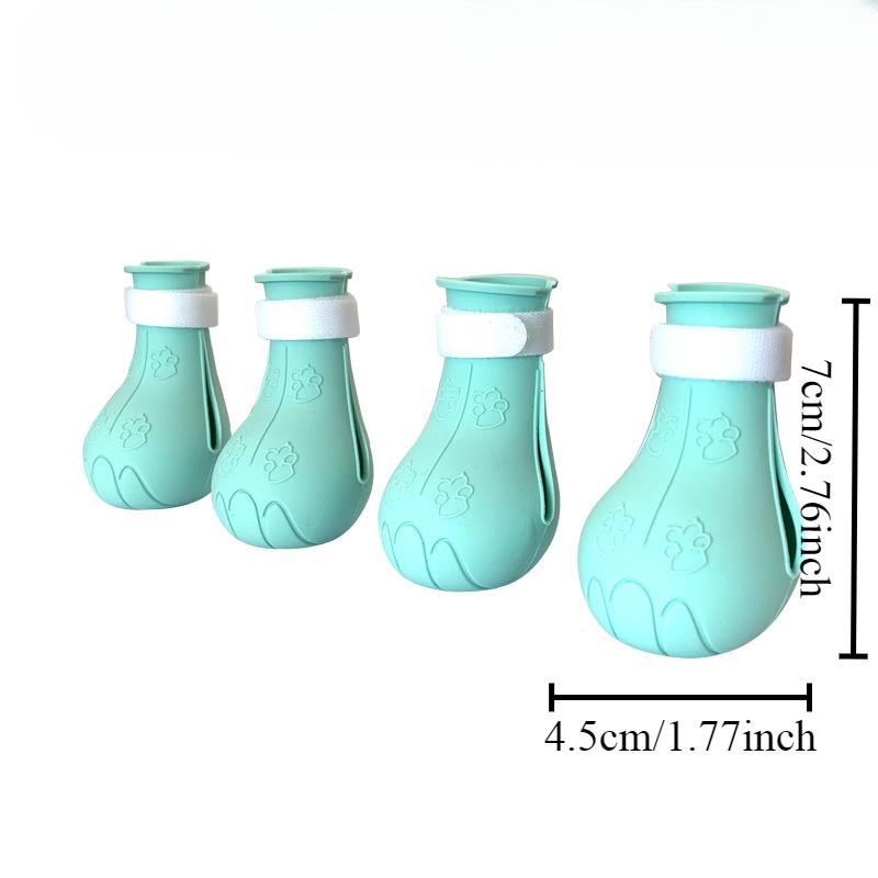 

Купание питомца Кошачья обувь Кошачьи накладки на лапы Защита от царапин Силиконовые накладки на кошачьи когти Накладки на лапы для стрижки когтей Защита от царапин Обувь для питомцев светло-зеленый