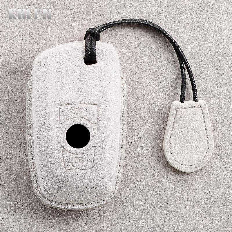 Leather Car Remote Key Case Cover Shell Fob For Bmw F20 F30 G20 F31 F34 F10 G30 F11 X3 F25 X4 I3 M3 M4 1 3 5 Series Accessories