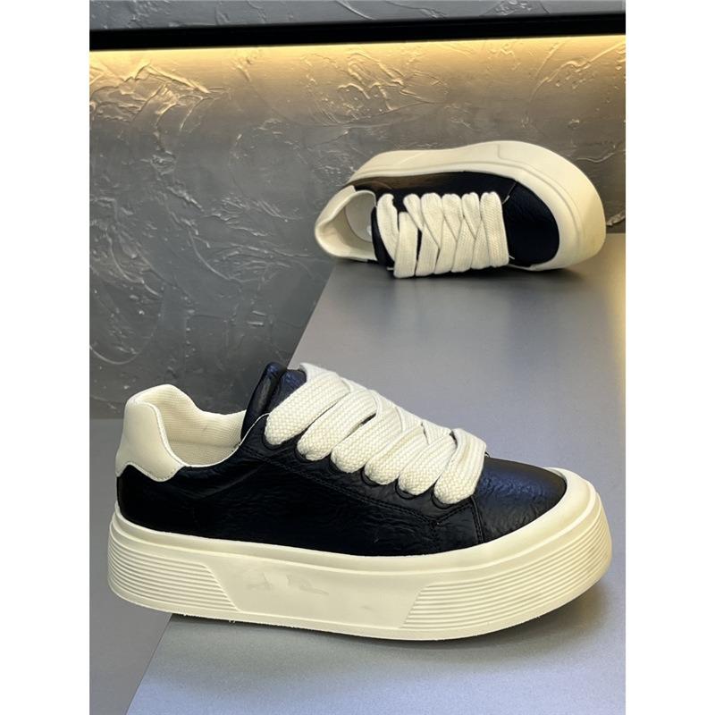 Men's shoes, autumn low-top leather comfortable sneakers soft-soled breathable versatile casual shoes xlz
