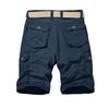 Men's Cargo Shorts Casual Loose Fit Color Shorts With Zipper And Multiple Pockets For Work And Sports