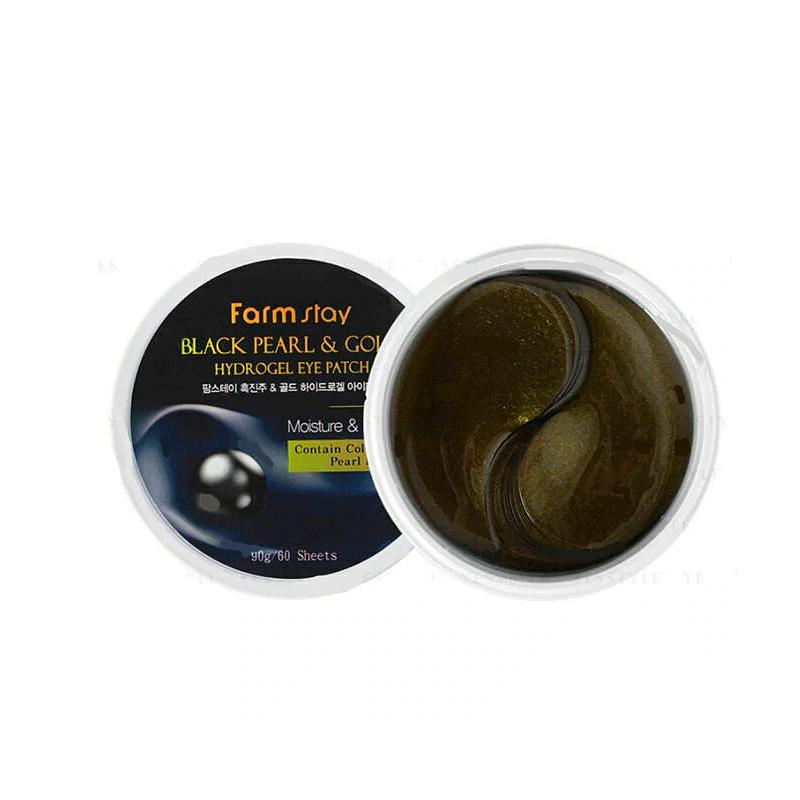 

[FARM STAY] Гидрогелевые патчи для глаз с черным жемчугом и золотом 90 г