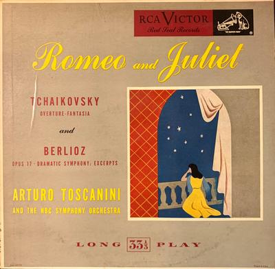 LP Record PYOTR ILYICH TCHAIKOVSKY / HECTOR B - Romeo And Juliet LM1019 RCA Victor Red 1950 US Classical Used