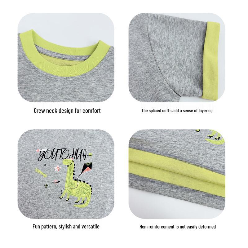 Boys' Summer Casual Cotton Short Sleeve T-Shirt