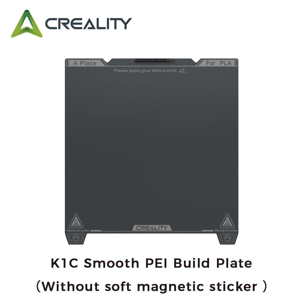 Creality K1C PEI Build Plate 3D Printer Accessories Without Soft Magnetic Sticker 235x235mm K1C Printing Plateform Board Frosted