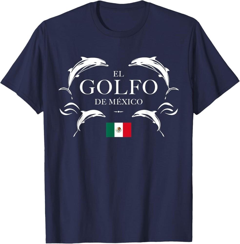 Gulf of Mexico El Golfo De México Dolphin Unisex T-Shirt