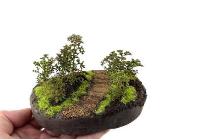 Segawa Modeling DIORAMA One Tree Walk Kit Groen DO-1007