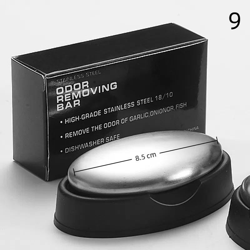 Stainless Steel Soap Odor Remover Bar For Fish Cleaner Onion Garlic Fish Other Strong Scents From Hands And Skin Kitchen Gadgets