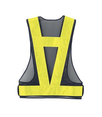 ASAHICHO Safety 70003 Navy X Size F Vest, Spring/Summer, 77, Yellow,