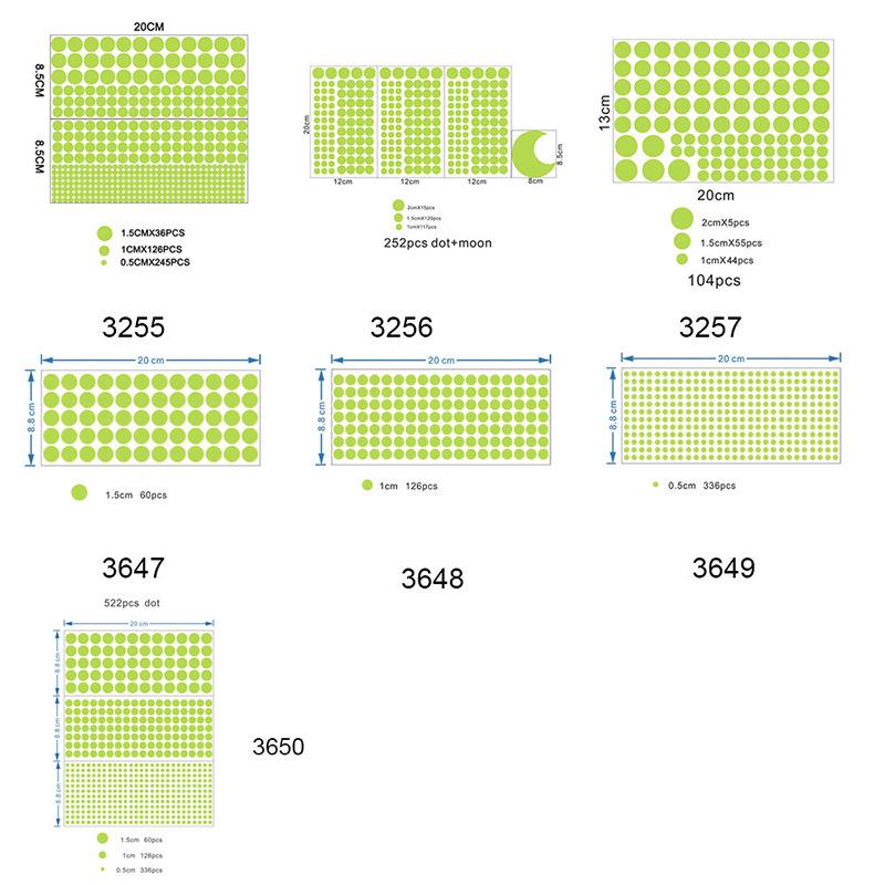 Luminous Star & Sun Fluorescent Home Decoration Wall Stickers