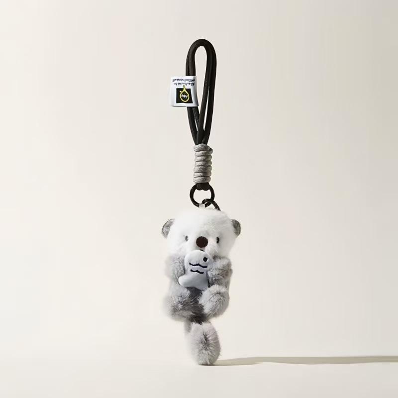 Cute Otter Plush Keychain and Bag Charm