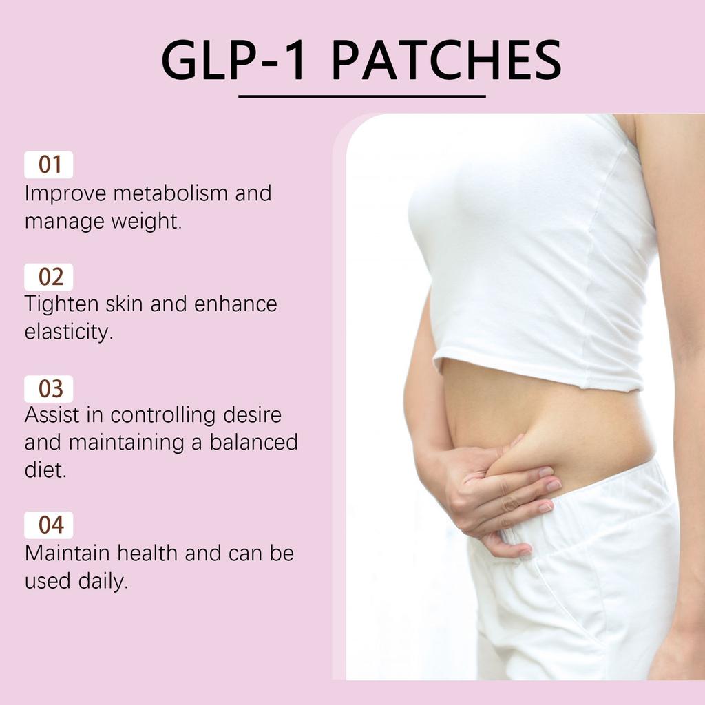 30PCS Body Slimming Patch Natural Extracts GLP-1 Formula Ultra Thin Invisible Weight Management Patch For Women And Men