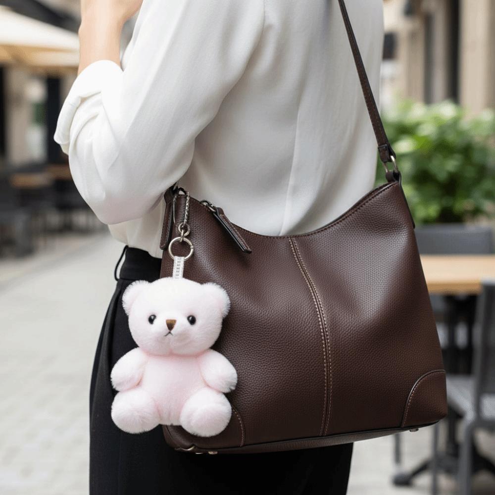 Plyšový medvěd Plyšové ozdoby PP bavlna Plyšová hračka medvěd Klíčenky Příslušenství