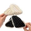 Korean Pearl Polka Dot Triangle Hair Clip: Elegant 2025 Women's Updo Accessory