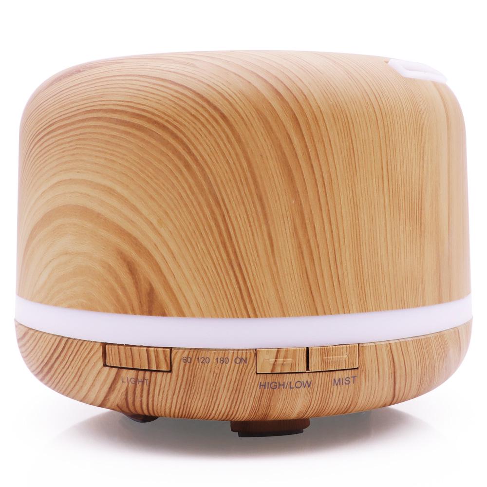 Exquisite Wood Grain Aroma Diffuser & Humidifier with Essential Oil Functionality
