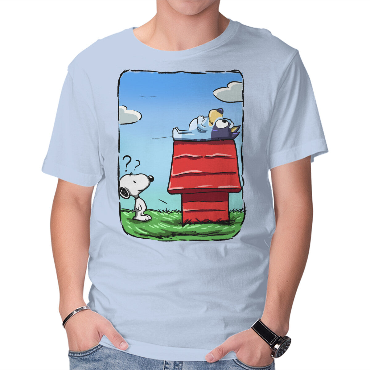 Unisex Crew Neck T-Shirt Relax Time Graphic Short Sleeve Casual Tee XS
