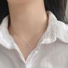 My Omelet [92.5 Silver] Triple Ring Silver Necklace