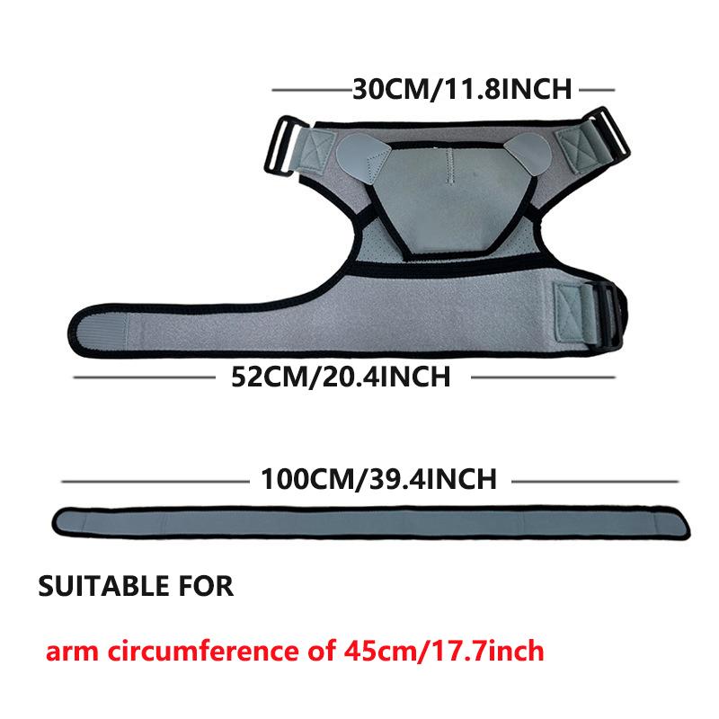 Adjustable Shoulder Brace Support Sleeve For Torn Rotator Cuff Ac Joint Stability Compression Fit Left Or Right