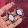 Phosphosiderite Earring Copper Wire Wrapped Earring Phosphosiderite Jewelry Handmade Gemstone Earring Copper Wire Wrap Jewelry Gifts For Her