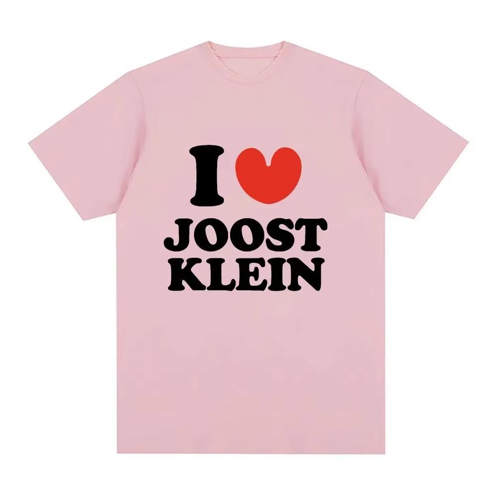 I Love Joost T Shirt Women Fashion Hip Hop Vintage T-shirt O Neck Loose Short Sleeve T Shirts Summer Sport Streetwear