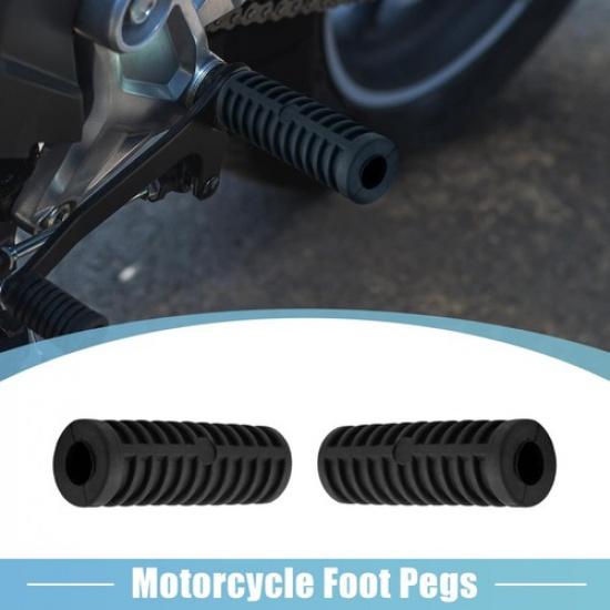 

1 Pair 15mm Rubber Motorcycle Rearsets Rear Set Footrest Pedal Cover Shell