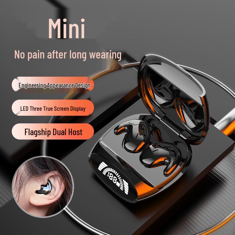 MD528 Ultra-Thin Wireless Bluetooth Earphones: Bestselling In-ear Sleep Device with Dual Host Technology