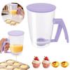 With Measuring Cream Distributor Leak-Proof Waffles Dispenser Batter Dispenser  Party