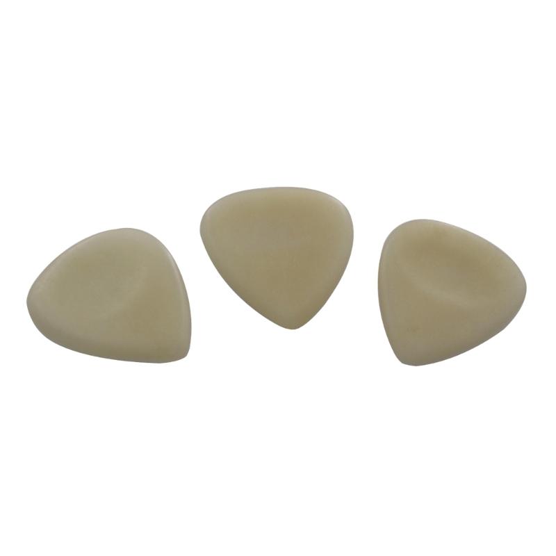 30x33mm Electric Guitar Picks Ox Bone Guitar Finger Picks Guitar Plectrums Natural Guitar Ukulele Picks Guitar Accessory