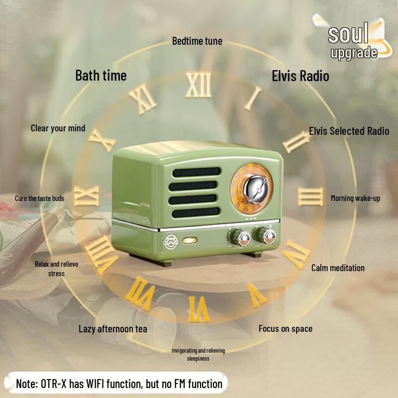 Mao Wang Little Prince OTR-X Portable Retro WiFi Bluetooth Speaker