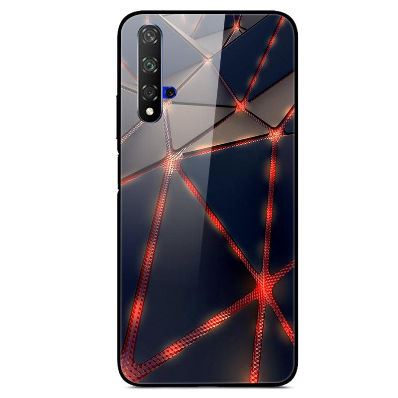 For Huawei Nova 5T Case Tempered Glass Cover 3D Cat Printing Case For Huawei Nova 5T 2019 5 T Phone Case For Huawei Nova5T Cover
