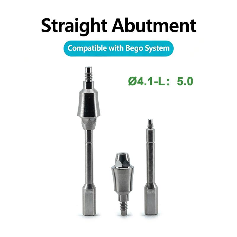 1 Set Right-Angle Base Platform Immediate Repair Implant Replacement Temporary Titanium Substrate Protective Cap