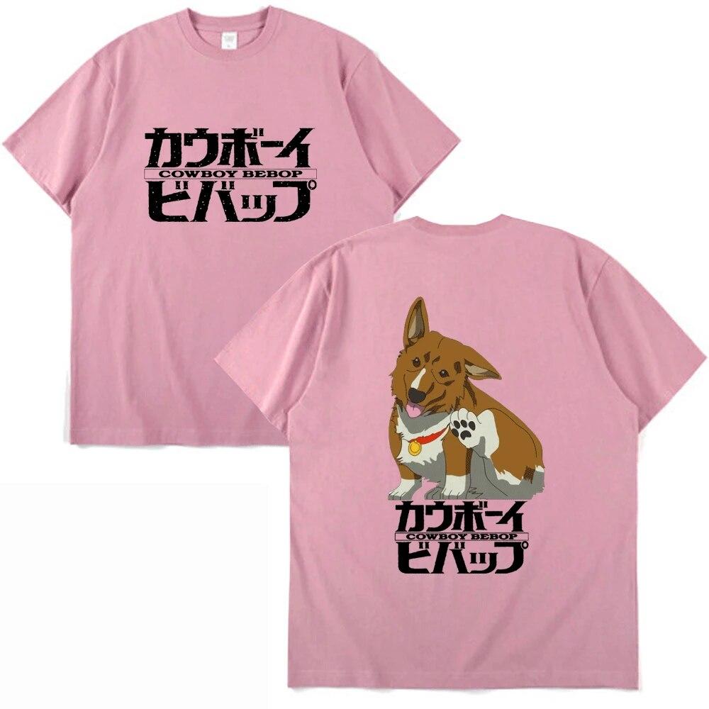 Cool tričko Cowboy Bebop Unisex Dámske Japonské Anime Tričko Dospievajúci Trend Hip Hop Čierne Tričko s Krátkym Rukávom Unisex Top Nové