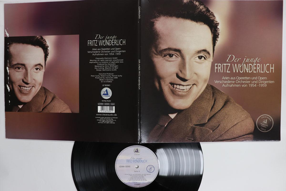 Виниловая пластинка FRITZ WUNDERLICH Wunderlich Der Junge Fritz Wunderli LP83041 CLEAR AUDIO 2006 Германия Классика Б/у