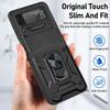 Z Flip 4 Case For Samsung Galaxy Z Flip 4 3 5g Case Armor Lens Protection Stand Back Cover For Samsung Z Flip4 Flip3 5g Case