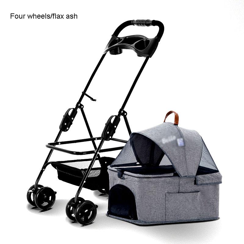Small Medium Sized Dog Cart Light Foldable Transportation Walking The Cat Dog Car Seat Dual Purpose Garden Cart Pet Accessories