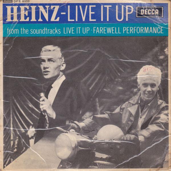 

7inch Record HEINZ - Live It Up DFE8559 Decca 1963 UK Rock Used