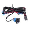 LED Light Bar Wiring Harness Kit 16AWG On Off 2 Gang Rocker Switch Panel Power Relay Fusing Terminal Block for ATV Car Boat Truck