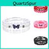 Summer 2024 Butterfly Animal Charm Necklace And Bracelet Handmade Jewelry For Women
