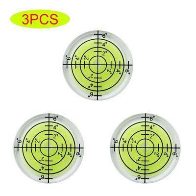 Niveau à bulle horizontal haute précision 32 mm, 3 pièces, accessoires pour instrument de mesure