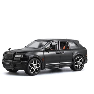 Spielzeugauto aus Metalldruckguss im Maßstab 1/20 für Rolls-Royce Cullinan SUV, Geländewagen, Modellauto aus Legierung, Simulation, Sound- und Lichtspielzeug für Kinder